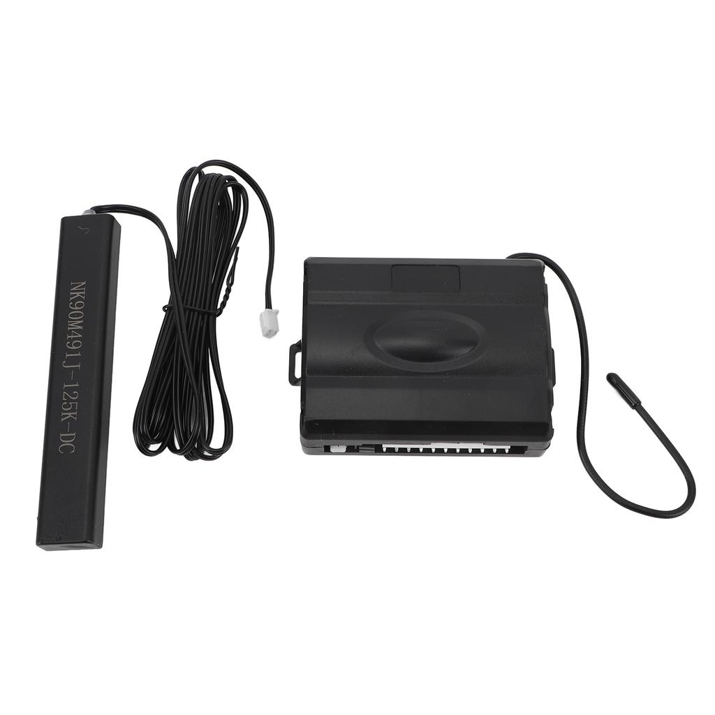 Car Keyless Entry System Kit Intelligent PKE Push Button Remote Start Kit with Trunk Release for 12V Fuel Vehicle
