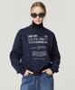 NCOVER One Day Choice Typo Sweatshirt-Navy