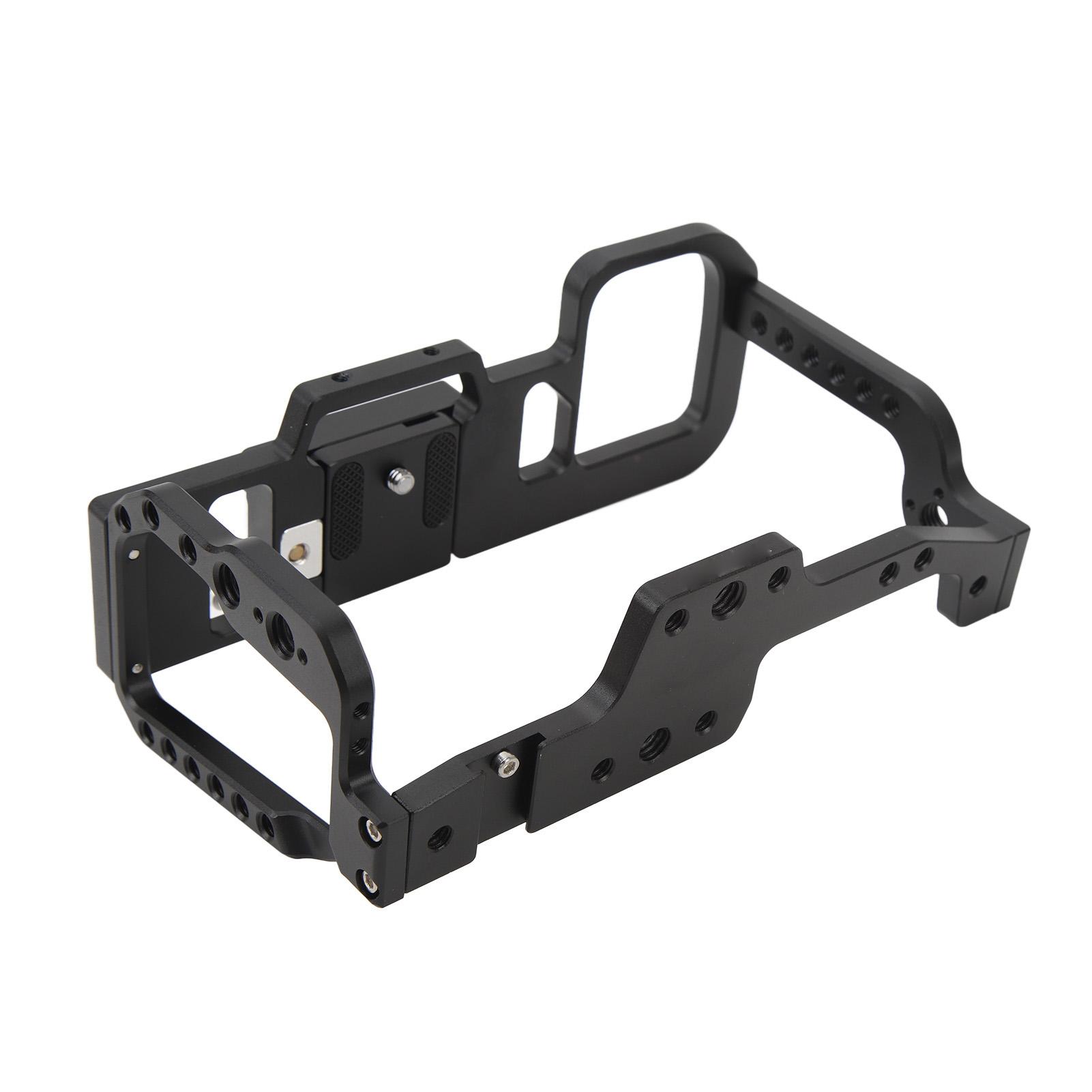 

Видеоклетка Риг для камеры Алюминиевый сплав Прочный хват Быстросъемный с холодным башмаком Винт 1/4 дюйма 3/8 дюйма