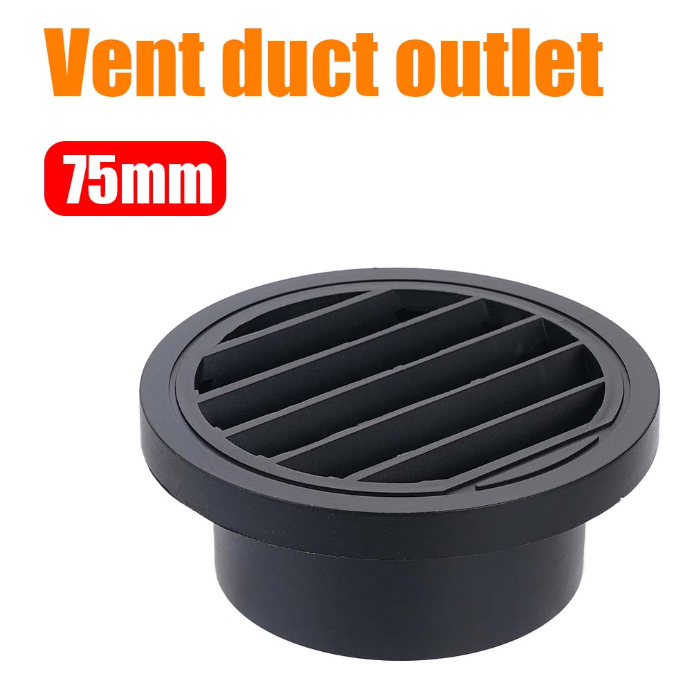 75mm/60mm Parking Heater Air Outlet Ventilation Pipe Connector Suitable For 2KW/5-8KW Diesel Heater Hot Air Outlet Accessories