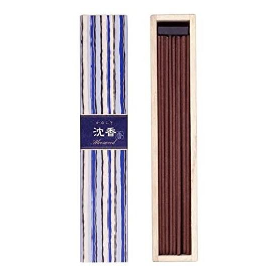 Kayuragi Jinko Stick 40 pieces 2 set Incense holder Japanese Kodo Made Japan Paulownia box Agarwood