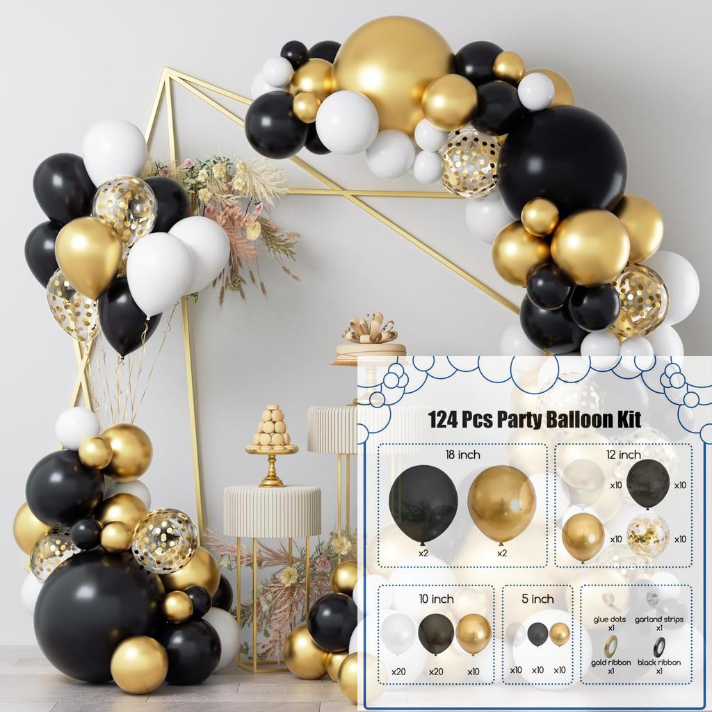 89Pcs multi-color latex balloon set suitable for birthday parties, weddings, Valentine's Day party decoration