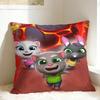 Pillow Cover Decorative T-Talking T-Tom And F-Friends  Vintage Pillow Case For Sofa Bedroom Home Decor Pillowcases
