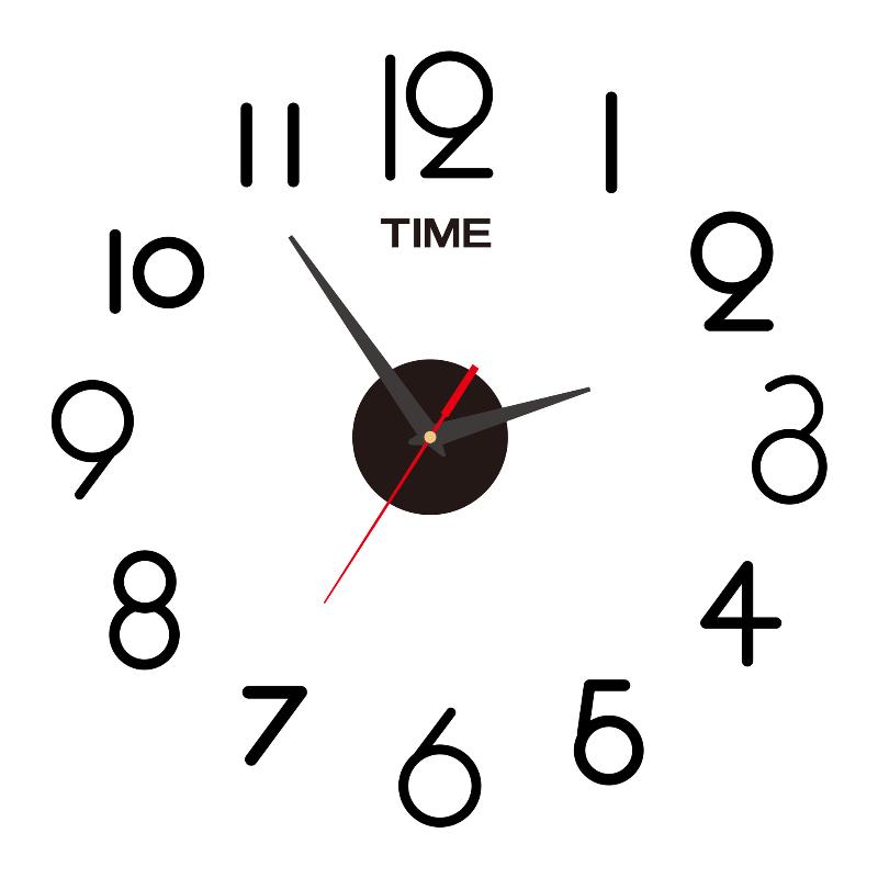 2026 Modern Design Large Wall Clock 3D Diy Quartz Acrylic Mirror Stickers Living Room Home Decor