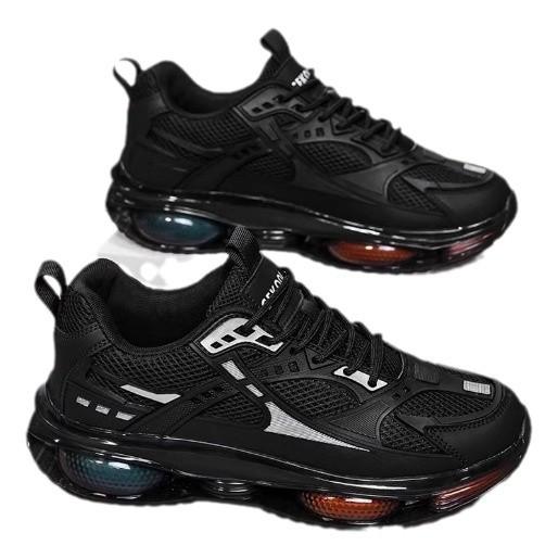 Pantofi bărbați cu pernă de aer pentru absorbția șocurilor toamnă și iarnă 2024 noi la modă versatili platformă sport casual creștere în înălțime pantofi de tată ins