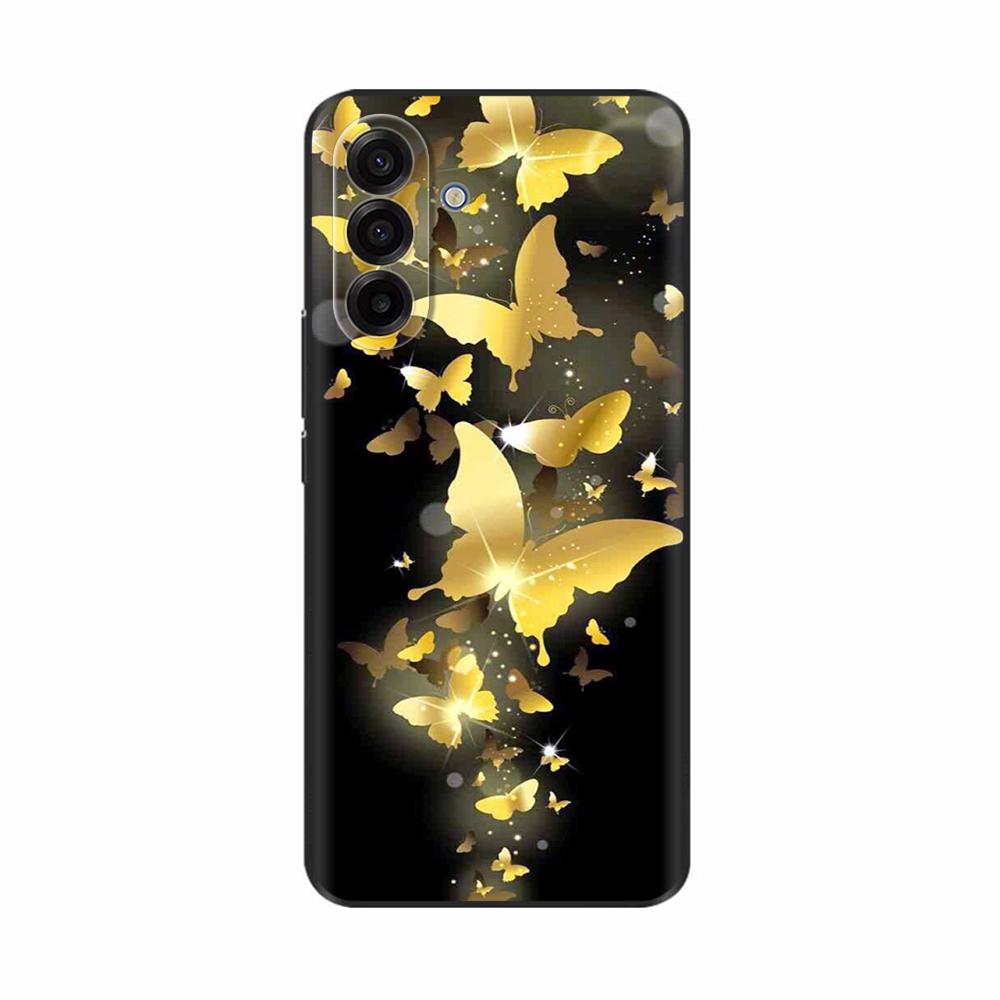 For Samsung Galaxy A17 Case Black TPU Back Cover Coque For Samsung A17 5G Phone Cases SM-A176B A 17 Soft Silicone Shells Fundas