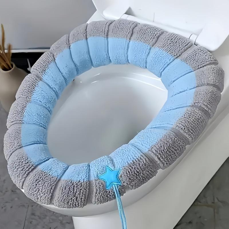 1/2/4 Pieces of Dual Color Washable Toilet Seat for Hand Washing Only, Suitable for Home and Dormitory Bathroom Decoration