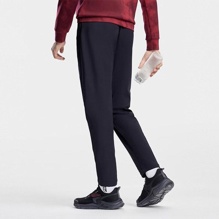 New FILA Fitness Series Casual Pants Men's Pitch Black A11M341804F-BK