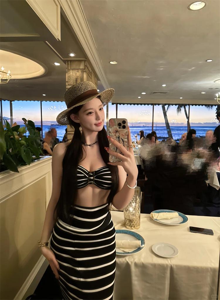 2026 Summer Sexy Striped Bikini Set for Women: High-Quality Beachwear