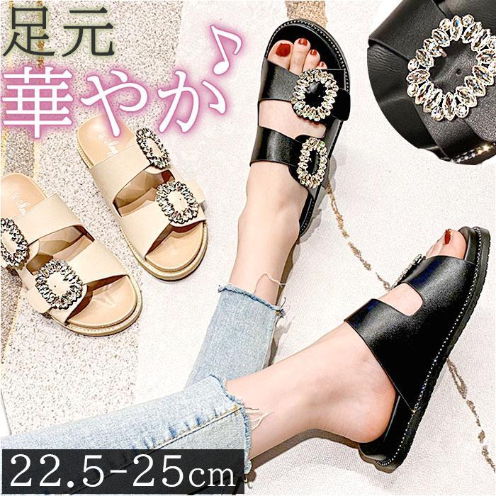 Sandals for women cute mail order flat sandals comfort sandals slippers room shoes indoor shoes tsukkake flat fashion shoes shoes sandals