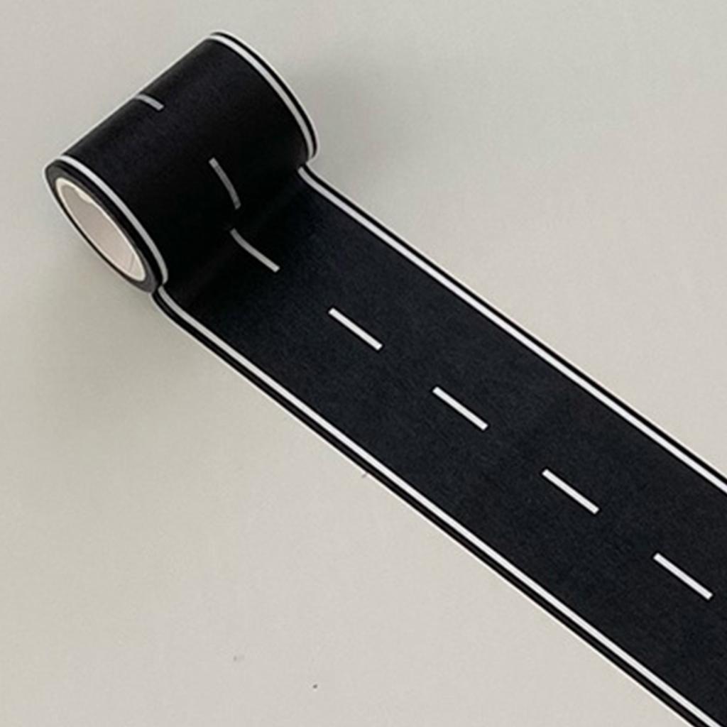 Cartoon Road Track Tape 5.46 Yard Long Racetrack Tape Road Track Sticker Tape for Scrapbooking Party Decoration 50mmx5m