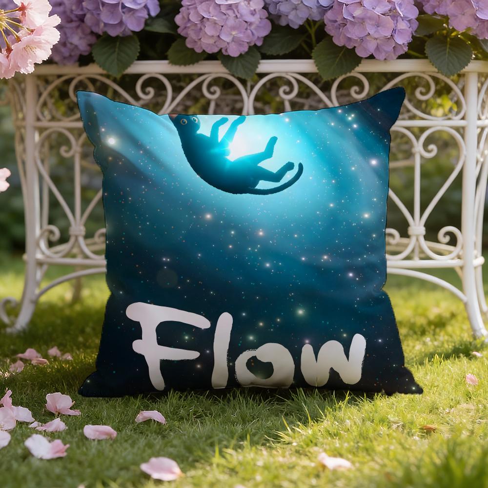 Cartoon movie F-Flow Cushion Cover Home & Car Dual-Scene Pillow Cover: Reversible for Premium Comfort