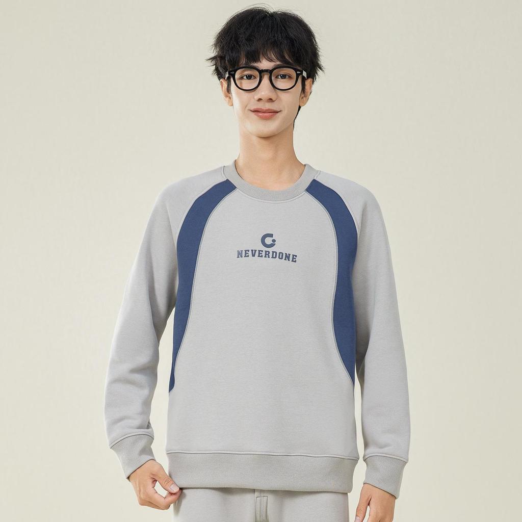 Herren Herbst Unterwäsche mit Fleecefutter: Teenager Schüler Winter Wärme Set