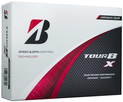 BRIDGESTONE TOUR B X Golf Balls, 2024 Model, Pack of 12, Corporate Color, B4CXJ