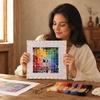 Cross Kit - DIY Needlework Embroidery Set with Colorful Pattern