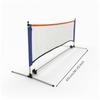 Sports Net with Steel Frame Portable Practice Metal Represent Backyard