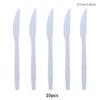 Disposable Knife Fork Spoon Cutlery Set Pink Blue Disposable Tableware Birthday Party Decorations Wedding Baby Shower Supplies