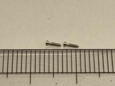 2 Mechanical Watch Dial Fixing S7A-16, Pieces, Parts, Screws, Homer.