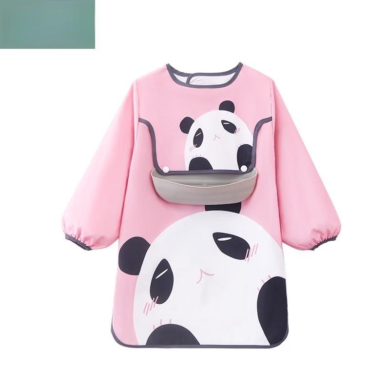 Baby Panda Eating Bib