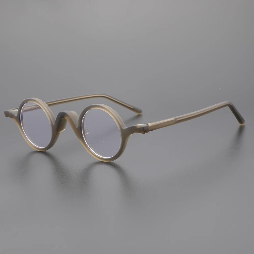 

Ретро круглая оправа для очков небольшого размера для мужчин и женщин, популярные цветные прозрачные очки TR90 оливковое зеленый