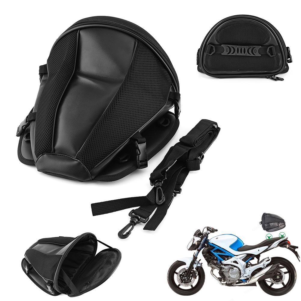 Motorcycle Bike Sports Waterproof Back Seat Carry Bag Storage Saddlebag Portable