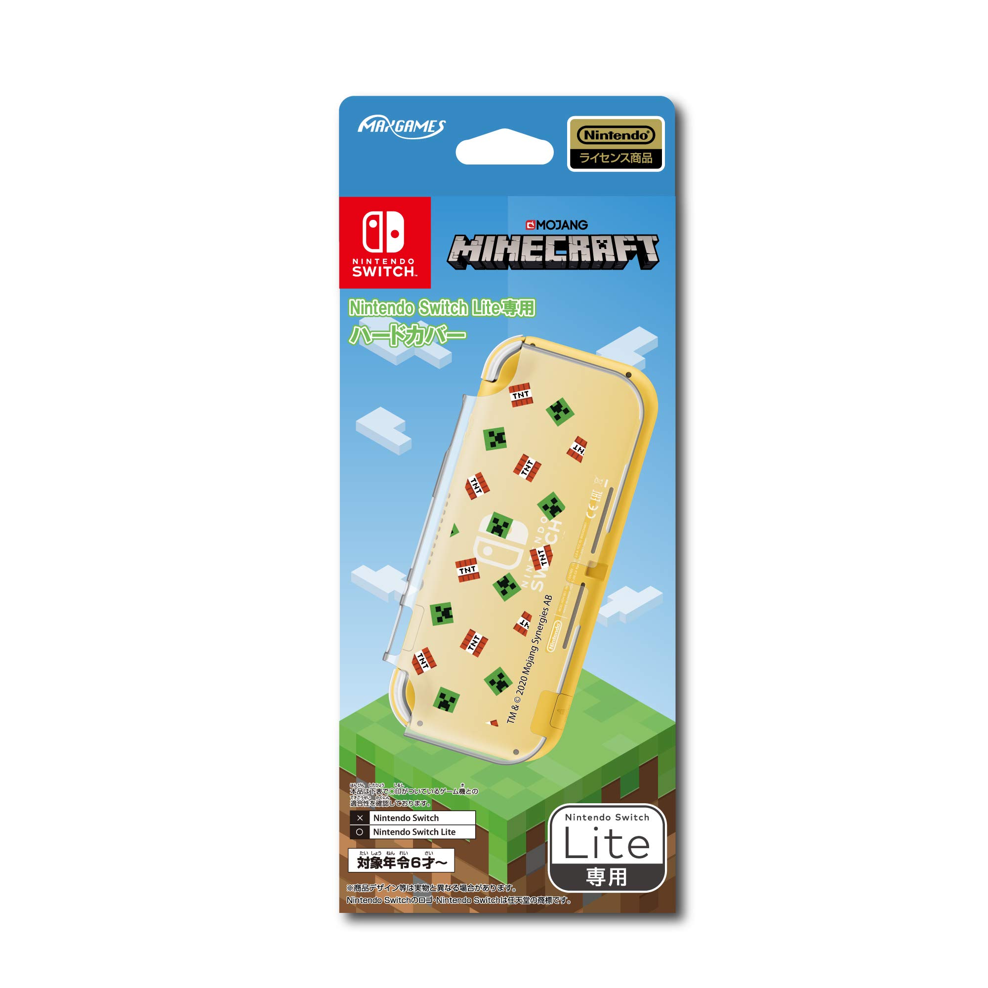 

ліцензована тверда обкладинка для Nintendo Switch Lite Minecraft Creeper [продукт Nintendo]