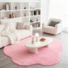 Jednokolorowe Dywany do Sypialni Nieregularna Dekoracja Salonu Duży Dywan Puszysty Miękki Mata Podłogowa do Salonu Gruba Pluszowa Wykładzina przy Łóżku