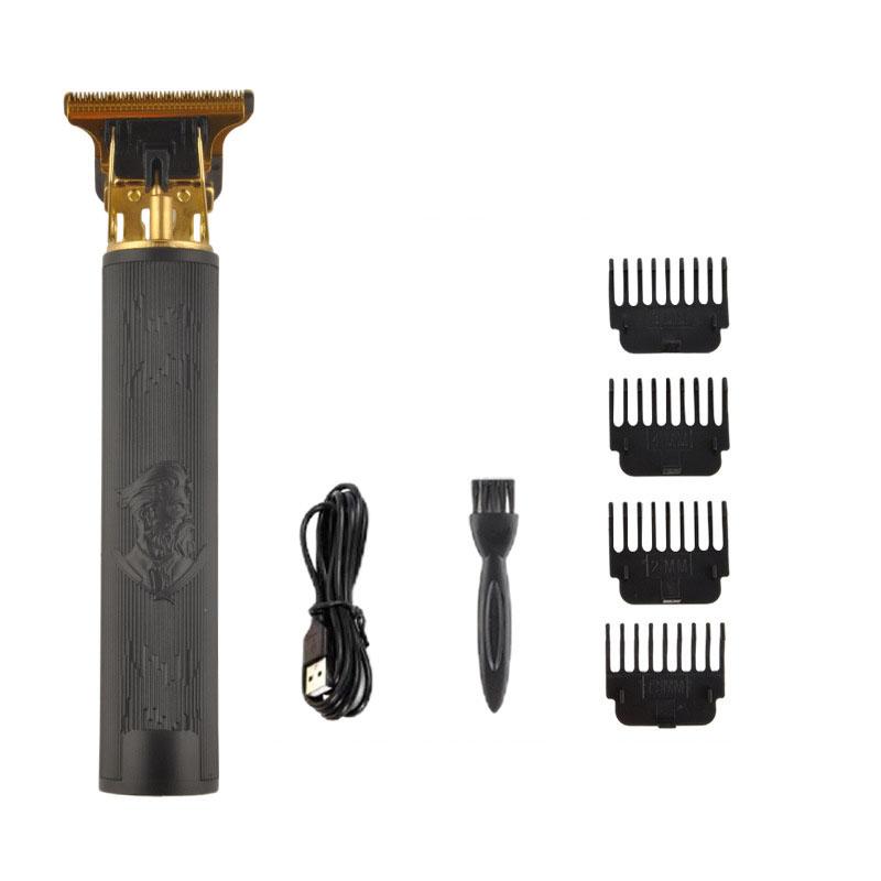 Professional USB Electric Razor Hair Cutting Machine for Men, Baldheaded Trimmer and Beard Clipper for Barbershop