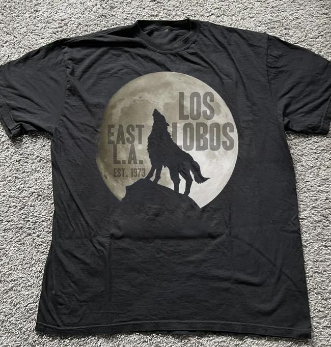 

Rare Los Lobos Band Classic Short Sleeve Black All Size Shirt HH158 Unisex T-Shirt XXXL