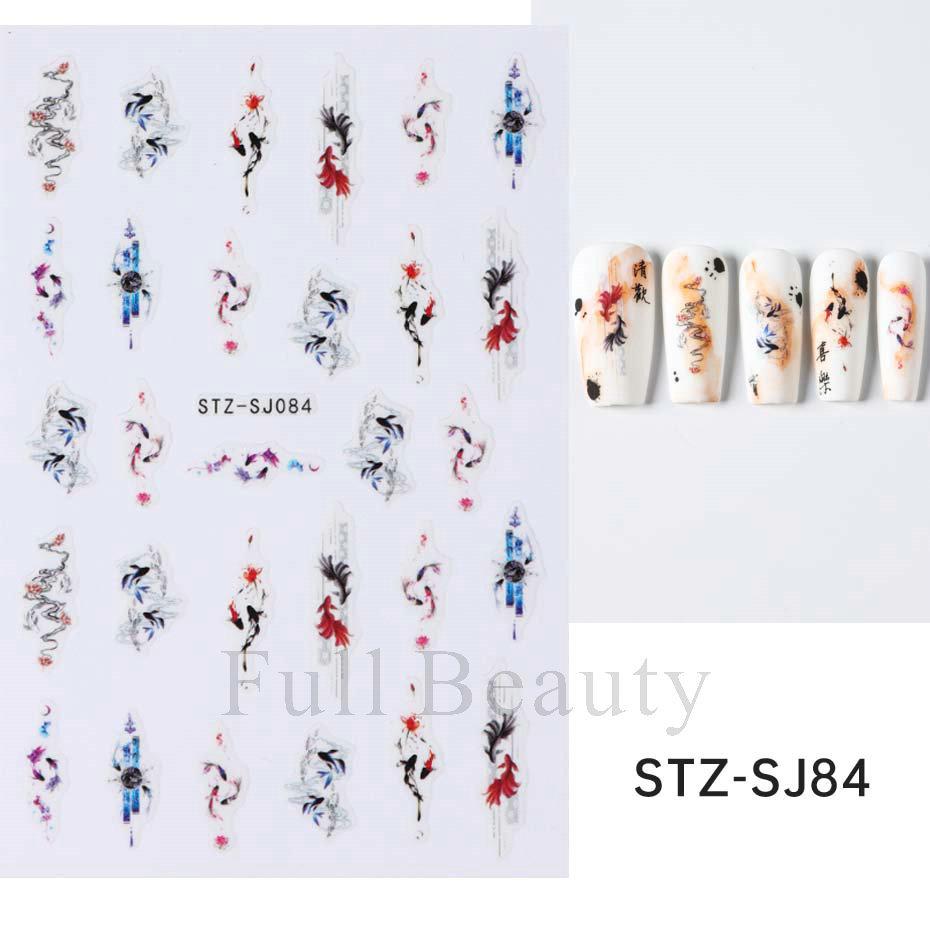 Nail Art Stickers Ins Valentine's Day Glitter Bear Heart Cupid's Arrow Back Adhesive Nail Stickers
