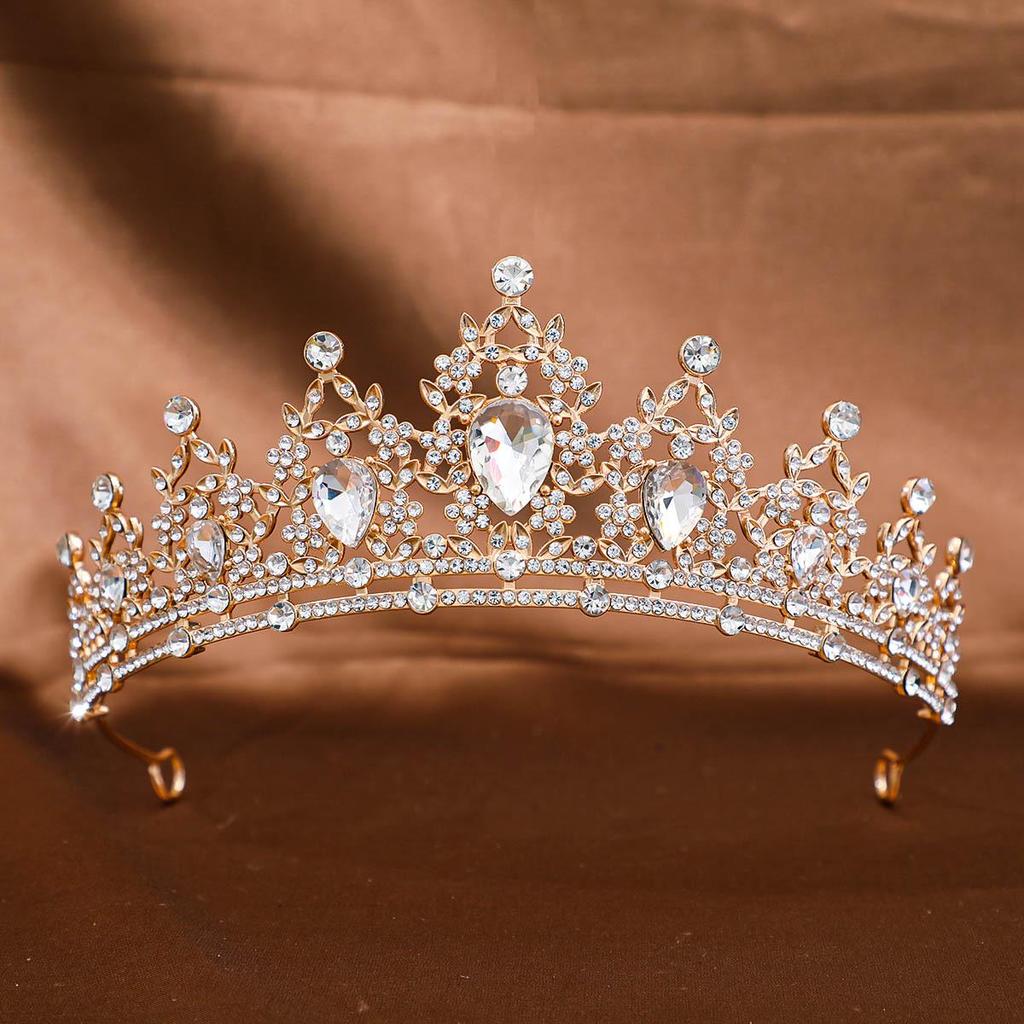 Bridal Crown Headpiece for Wedding, Birthday, Coming-of-Age Ceremony, Travel, Photography, and Dress Accessories