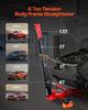 VEVOR Auto Body Frame Puller Straightener, 6T Tension Car Body Repair Equipment with 6000PSI Hydraulic Foot Pump & Swivel Post