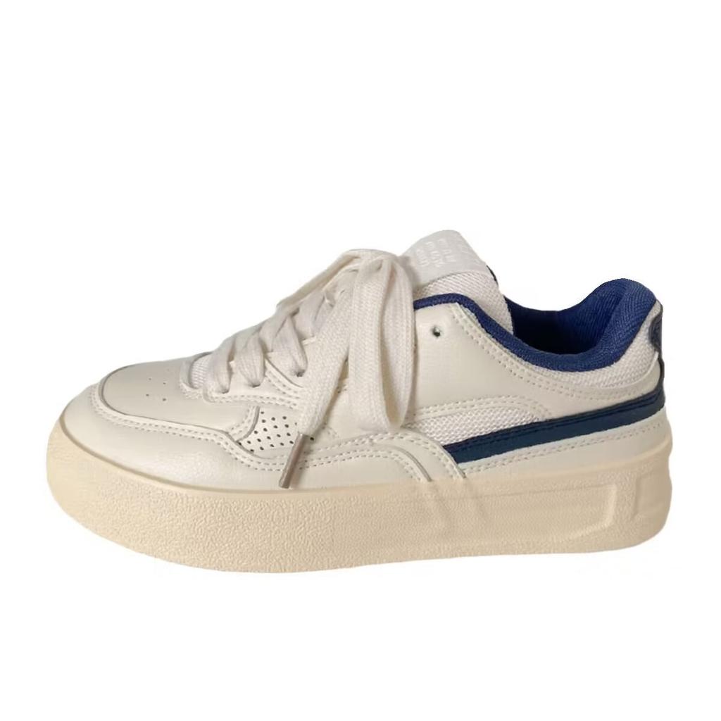 Retro platform spring new shoes ins niche casual student sports board shoes