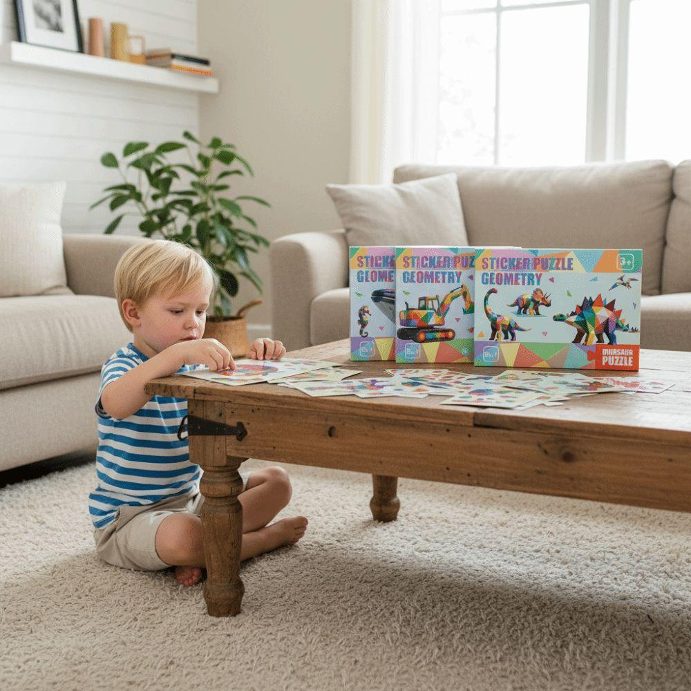 Educational Toys DIY Paste Material Kit Handmade Animals Sticker Book  Children