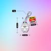 8pcs Stray Kids Acrylic Keychain with Member Name Charm, Cute Chubby Characters Bag Pendant, STAY Fans Kpop Accessory