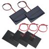 5pcs DC5V 150mA 5pcs Solar Panel Module with 30cm11.8in Wire Weather Resisitant Charging