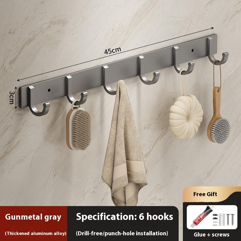 Metallhaken Starker Klebehaken Wandmontage Badezimmerwand Ohne Bohren Küche Badezimmer Kleiderhaken Tragfähiger Klebehaken