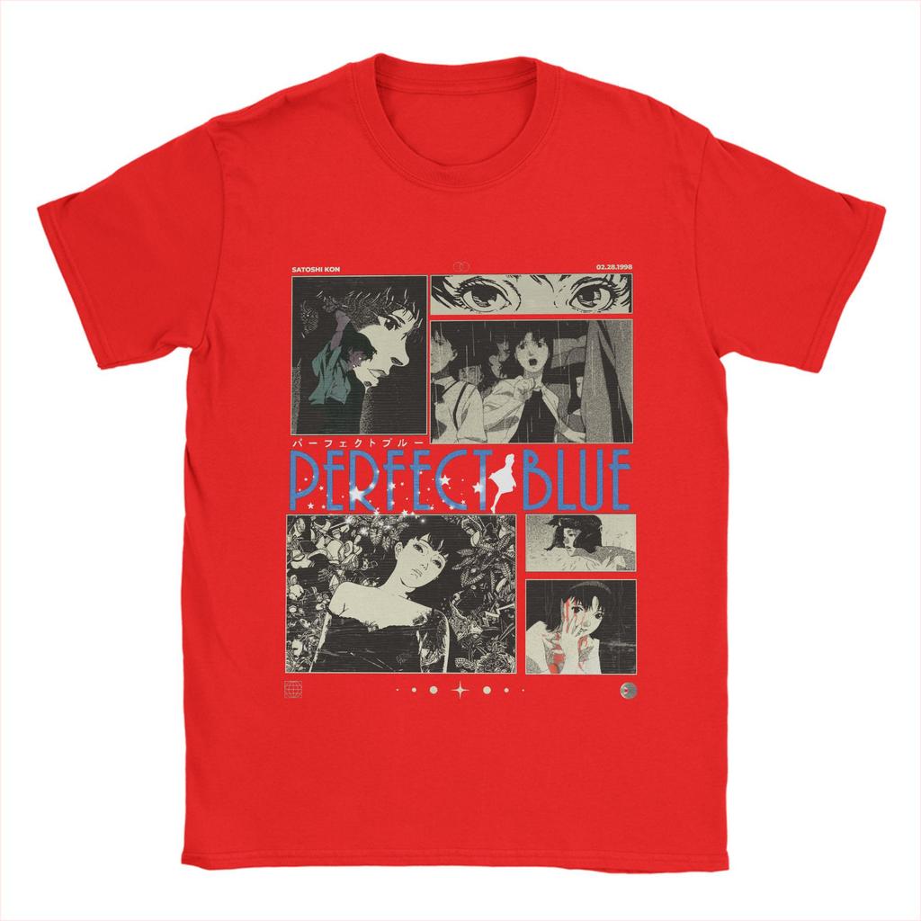 PERFECT BLUE T Shirt Summer Cotton T Shirts For Men Hipster Custom DIY Tshirt Short Sleeve Y2K Basic Tops