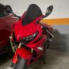 Kompatibel mit Honda CBR 650R 2019-2024 CBR650 R Motorrad Sport Racing Doppelblasen Windschutzscheibe Windscreen Visier Viser Deflektor CBR650R