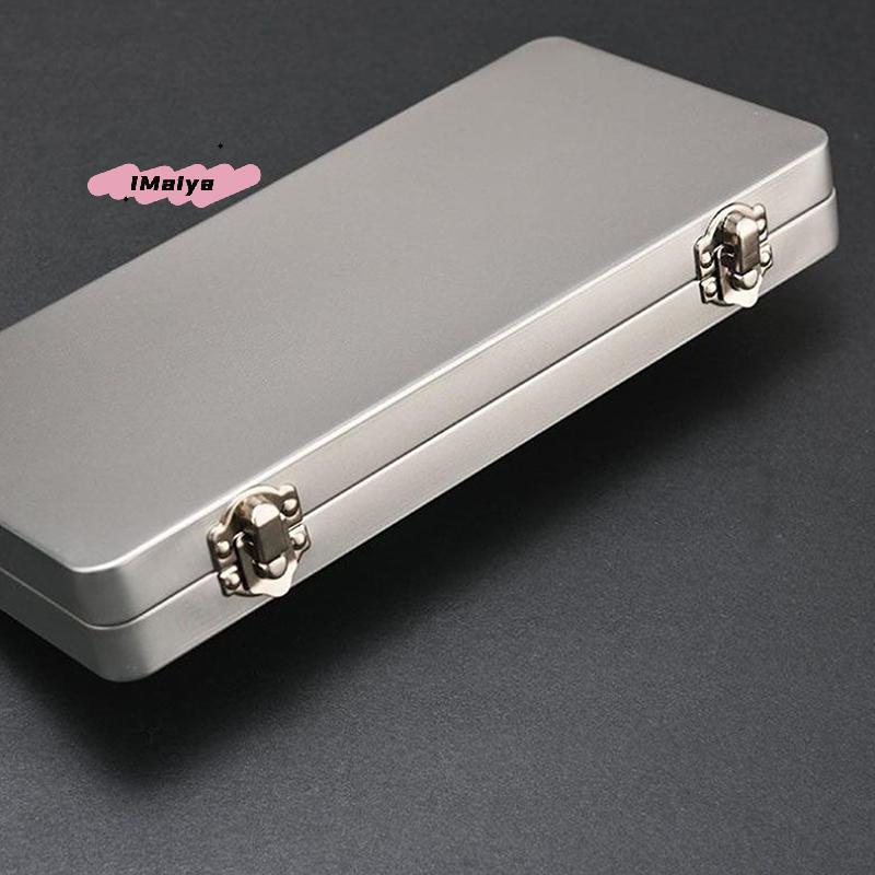 Silvery Gray Durable Metal Rectangular Storage Box with Lid for Bills Cosmetics Office Supplies Ideal for Home And Office Use