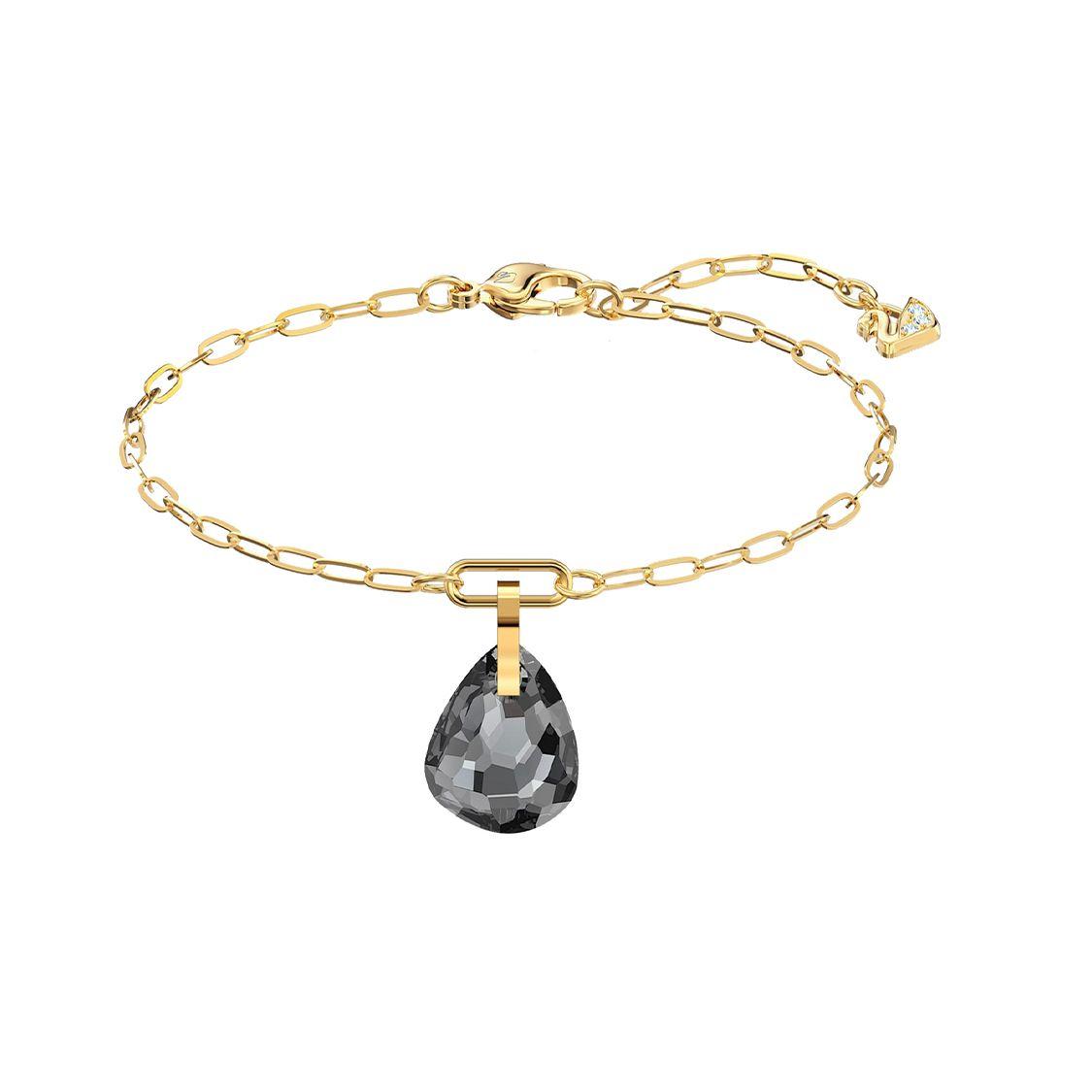 

Swarovski T Bar Bracelet Gray Water Drop Bracelet Women bracelets 5566149 Box+Shopping Bag (Random Color)