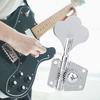 Alomejor Bass Tuners, Left/Right Row Tuning Keys, Buttons, Steel, Rust-Resistant, Electric Bass Machine Heads, Gift (Right Row)