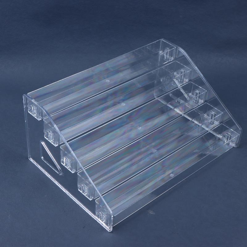1 Set Lippenstift-Organizer 3/4/5/6/7 Schichten Erhöhte Kosmetik-Aufbewahrungs-Organizer Nagellack-Parfüm-Display-Ständer