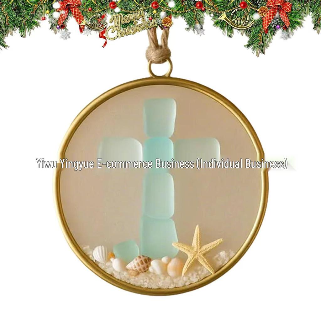 Halloween Acrylic Ghost and Snowflake Car Decoration