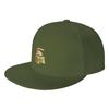 Fashion Arcade Machine Pattern Flat Brim Sun Hat  Street Skateboarding Golf Cap