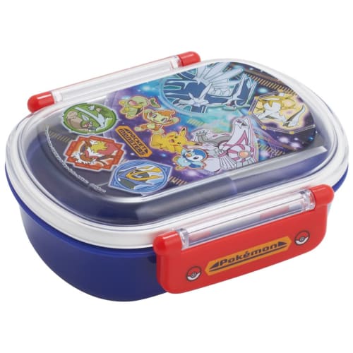 Skater Children's Antibacterial Lunch Box, Fluffy, 360ml, Pok?mon 22, Boys, Made in Japan, QAF2BAAG-A, Blue