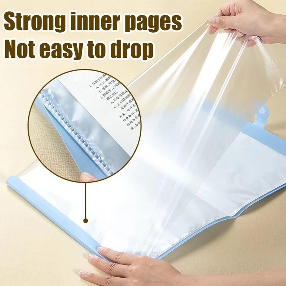 Large Capacity Test Paper Storage Booklet Waterproof Document Bag A3 File Folder  Student