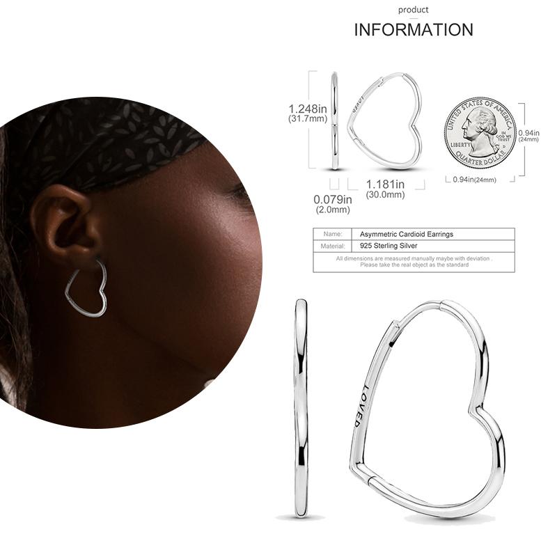 NEW Round Original CZ Hoop Earrings Heart U Shape Moon Star Unicorn Earring for Women Party Engagement Jewelry Gift