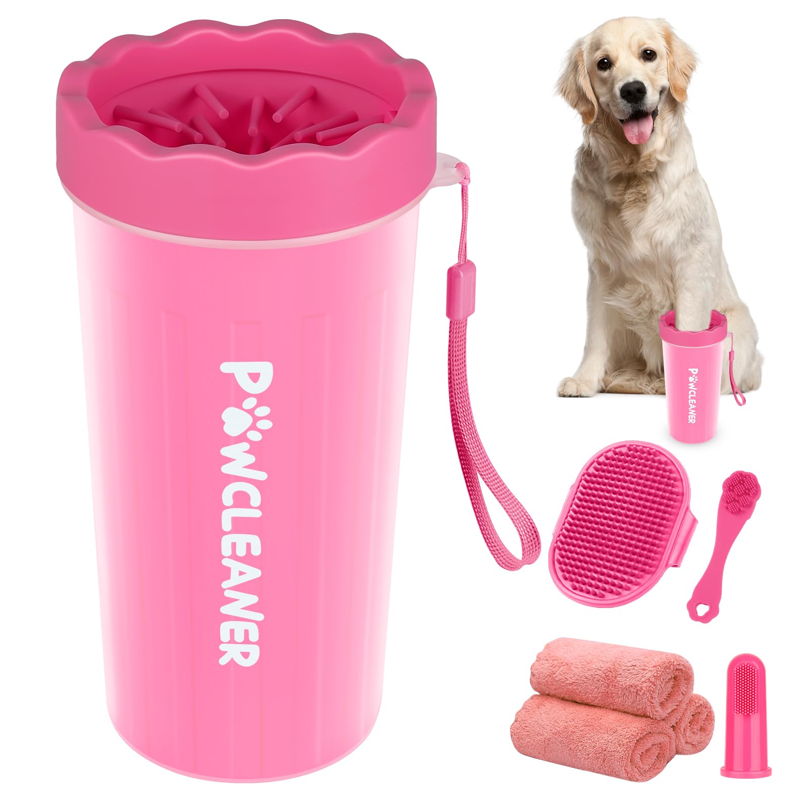 

Dog Paw Big Pink Cleaner, розовый