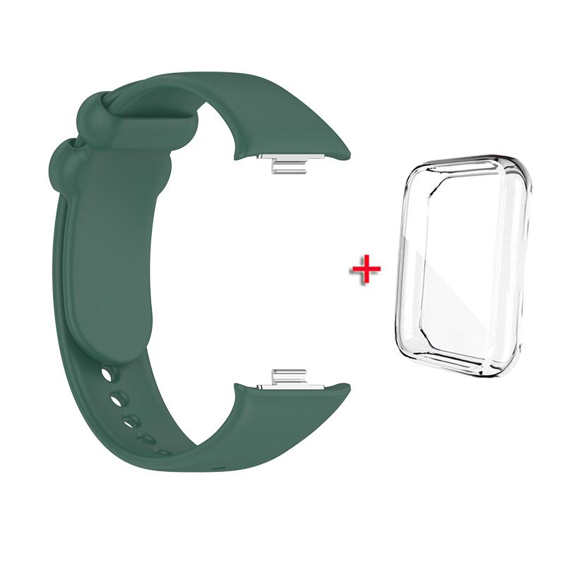 Strap+case for Xiaomi Mi Band 8 Pro Strap Smart Band Protective Case Silicone Wristband Bracelet for Miband 8Pro